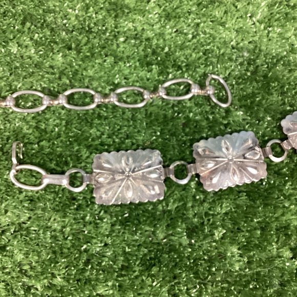 Vintage 60s Hippie LOVE Conch Chain Belt 50\